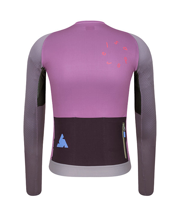 Isadore 薄長袖車衣 Alternative Ultralight Long Sleeve Jersey Amethyst 男款 紫