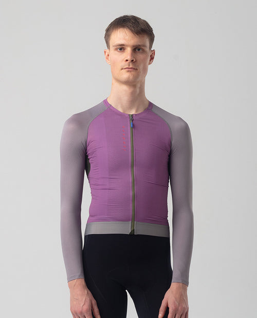 Isadore 薄長袖車衣 Alternative Ultralight Long Sleeve Jersey Amethyst 男款 紫