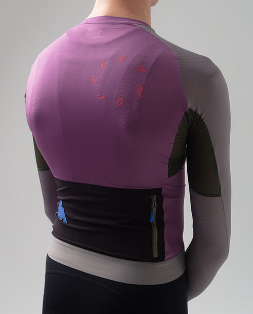 Isadore 薄長袖車衣 Alternative Ultralight Long Sleeve Jersey Amethyst 男款 紫