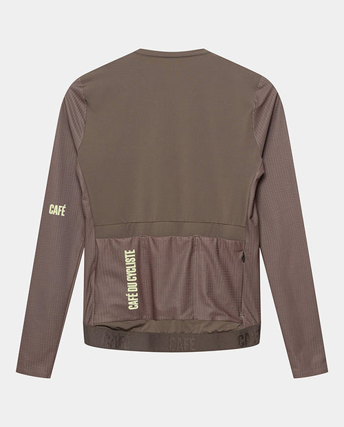 Café du Cycliste 車衣 Andrea Superlight LS Jersey Carob 長袖 女款 棕