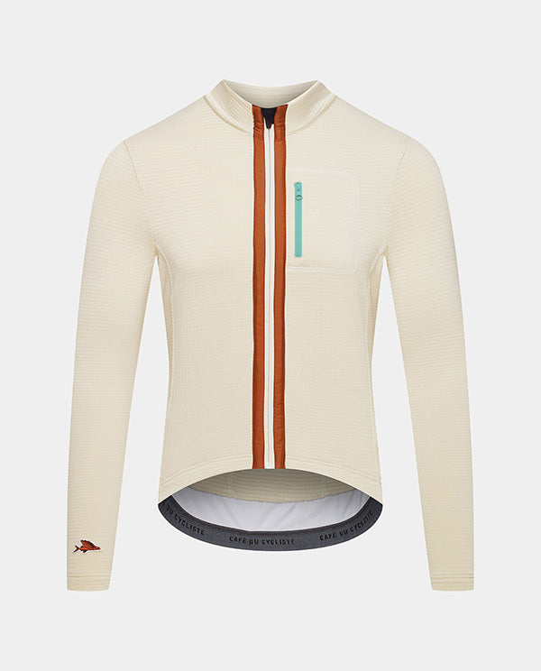 Café du Cycliste 車衣 Audax Lorenne LS Jersey Chalk 長袖 男款 石粉白