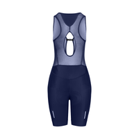 Café du Cycliste 車褲Augustine Navy輕量涼感 女-藍