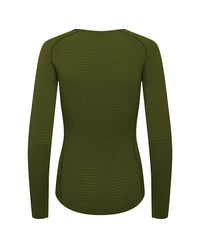 Café du Cycliste 底衫Coline LS Baselayer Leaf Green 長袖 女款 綠