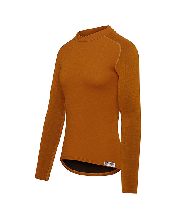 Café du Cycliste 底衫Cosette LS Baselayer Syrup Brown 長袖 男款 焦糖棕