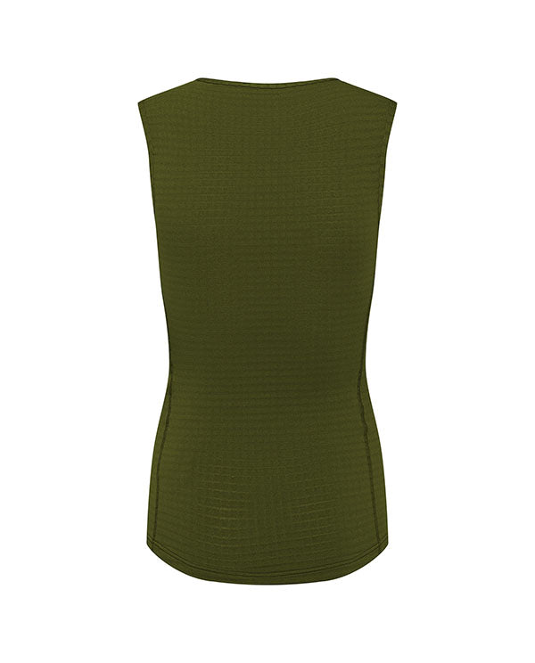 Café du Cycliste 底衫Coline Sleeveless Baselayer Leaf Green 無袖 女款 綠