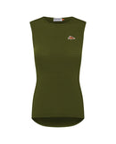 Café du Cycliste 底衫Coline Sleeveless Baselayer Leaf Green 無袖 女款 綠