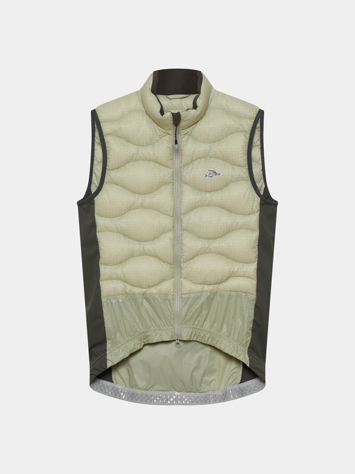 Café du Cycliste 背心Alexia V3 Thermal Gilet Puddle 男女共版 沼綠