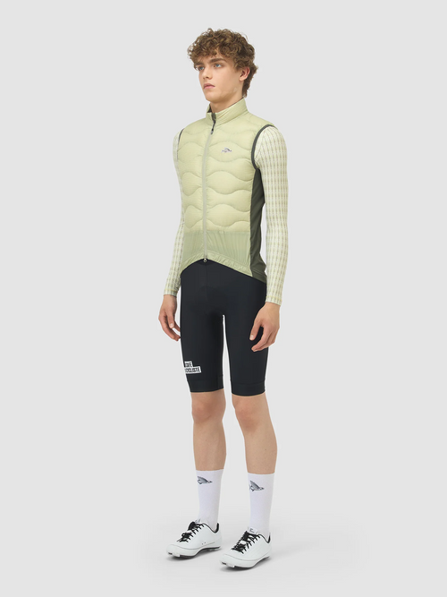 Café du Cycliste 背心Alexia V3 Thermal Gilet Puddle 男女共版 沼綠