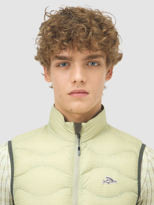 Café du Cycliste 背心Alexia V3 Thermal Gilet Puddle 男女共版 沼綠