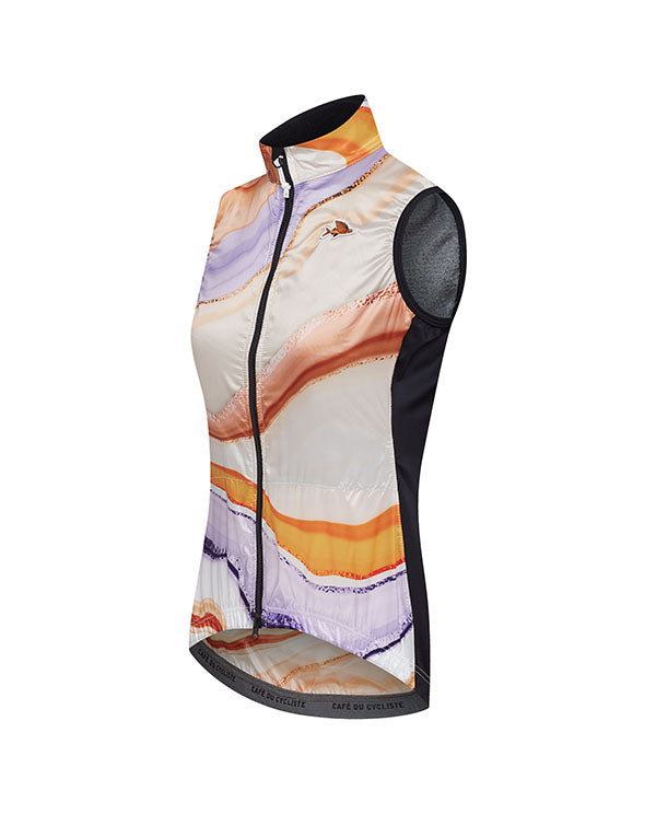 Café du Cycliste 工坊背心 Ines Thermail Gilet Onxy 女款 瑪瑙紋