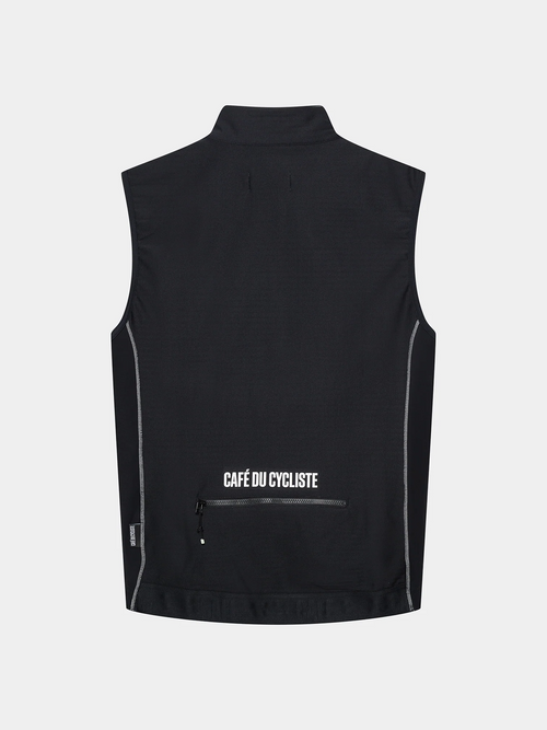 Café du Cycliste 背心 Sibille Thermal Gilet Raven 男款 黑