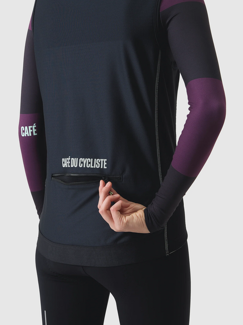 Café du Cycliste 背心 Sibille Thermal Gilet Raven 女款 黑
