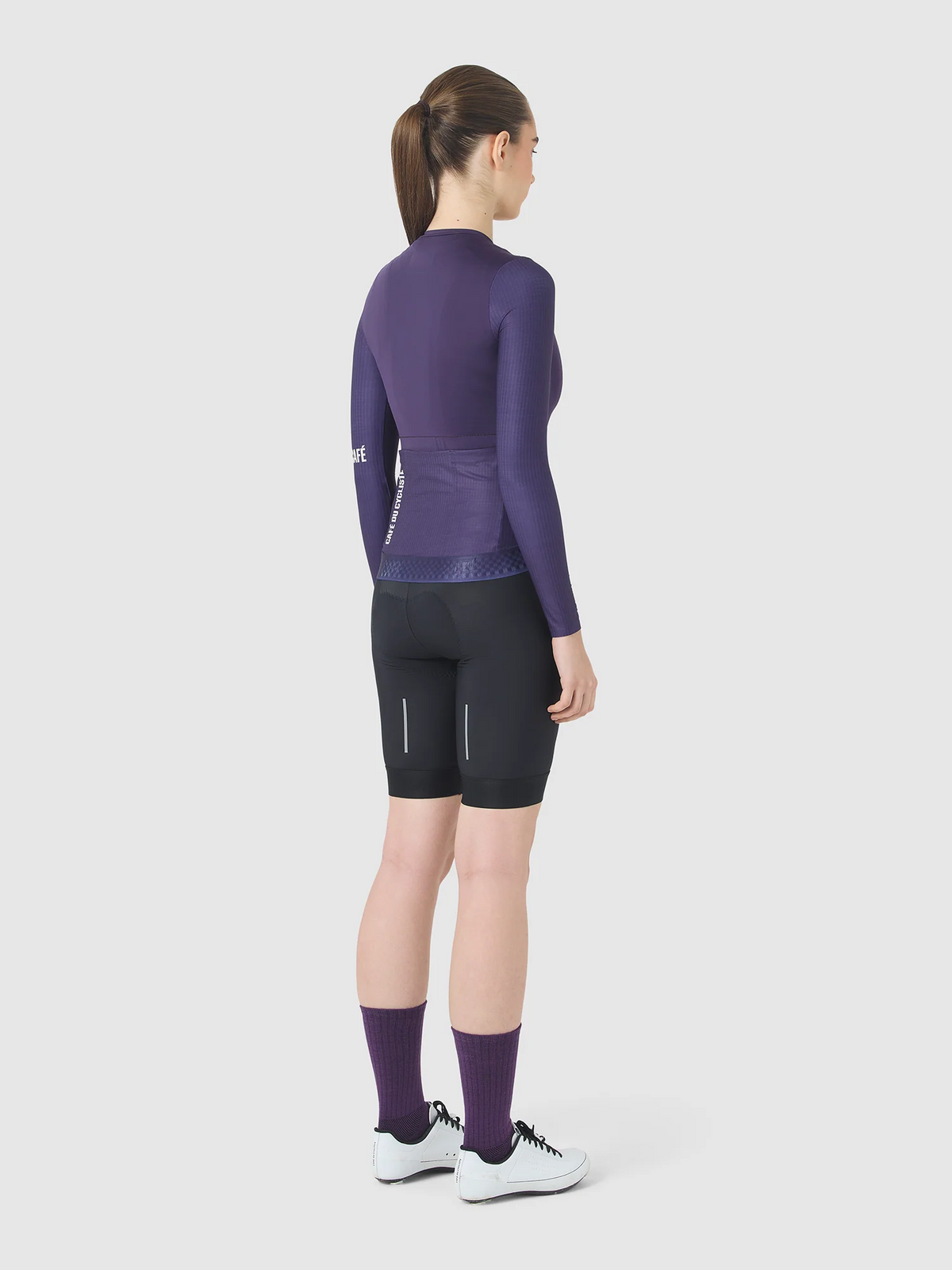 Café du Cycliste 車衣 Andrea V3 Superlight LS Jersey Purple Rain 長袖 女款 霧紫
