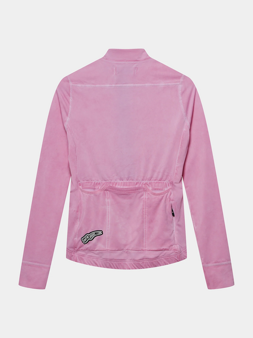 Café du Cycliste 車衣 Charlie Cold Dye Pink Shadow 長袖 女款 冷染粉紫