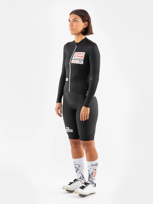 Café du Cycliste 車衣 Constance PAIN LS Jersey Bread 長袖 女款 黑