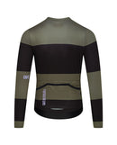 Café du Cycliste 車衣 Constance LS Jersey Black/Avocado 長袖 男款 黑綠條紋