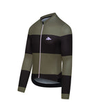 Café du Cycliste 車衣 Constance LS Jersey Black/Avocado 長袖 男款 黑綠條紋