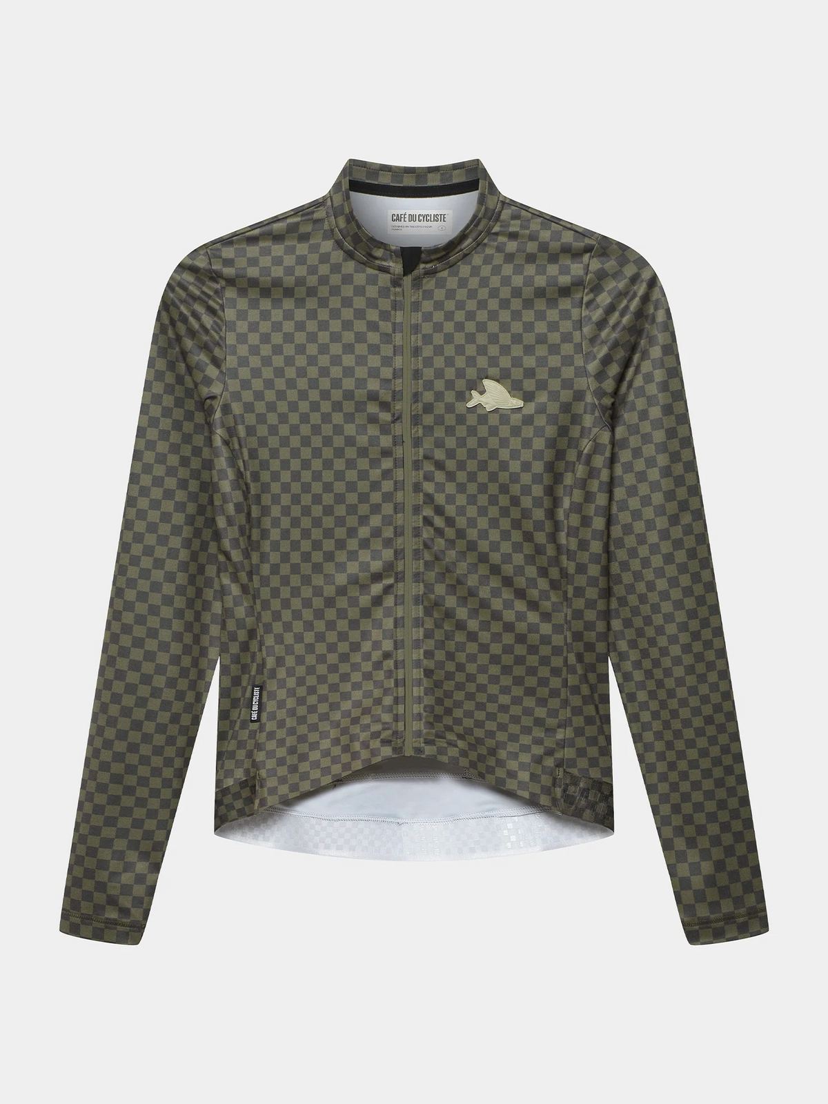 Café du Cycliste 車衣 Constance V2 LS Jersey Raven Carob 長袖 男款 棕黑格
