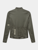 Café du Cycliste 車衣 Constance V2 LS Jersey Raven Carob 長袖 男款 棕黑格