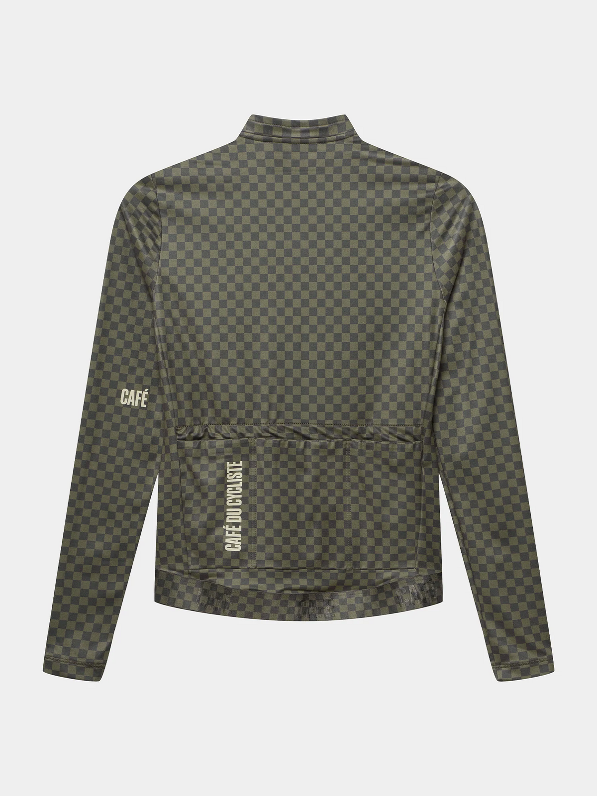Café du Cycliste 車衣 Constance V2 LS Jersey Raven Carob 長袖 男款 棕黑格