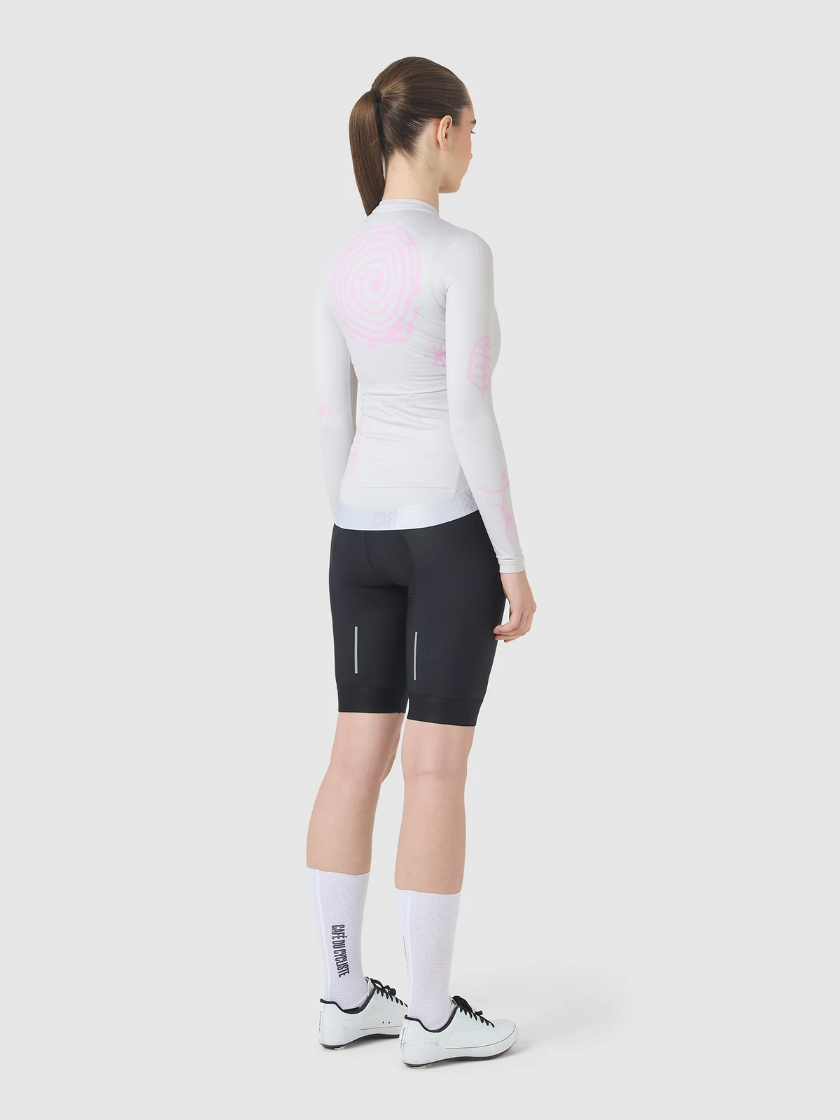Café du Cycliste 車衣 Constance V2 LS Jersey CumulusGrey 長袖 女款 霧灰