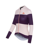 Café du Cycliste 車衣 Constance LS Jersey Quetsche Rosa 長袖 女款 紫粉條紋