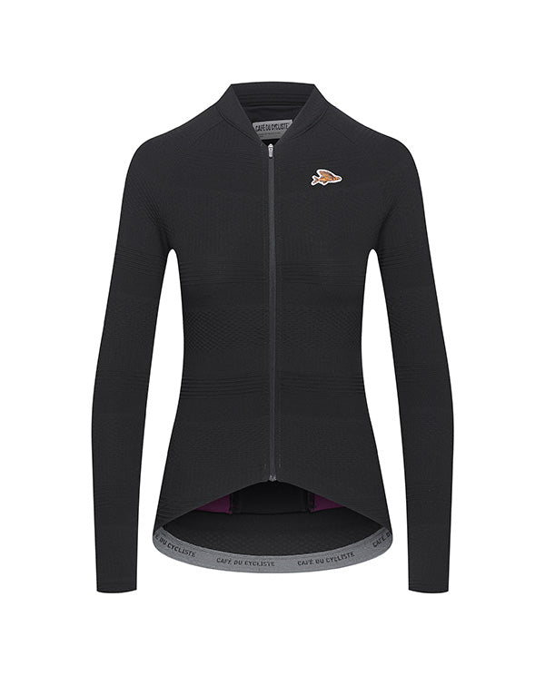 Café du Cycliste 車衣Corinne LS Jersey V2 Black 長袖 女款 黑