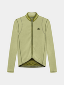 Café du Cycliste 車衣Audax Emilie Cold Dye Hay Green 長袖 男款 牧草綠
