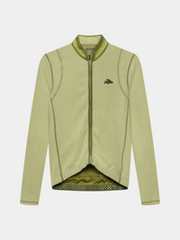 Café du Cycliste 車衣Audax Emilie Cold Dye Hay Green 長袖 男款 牧草綠
