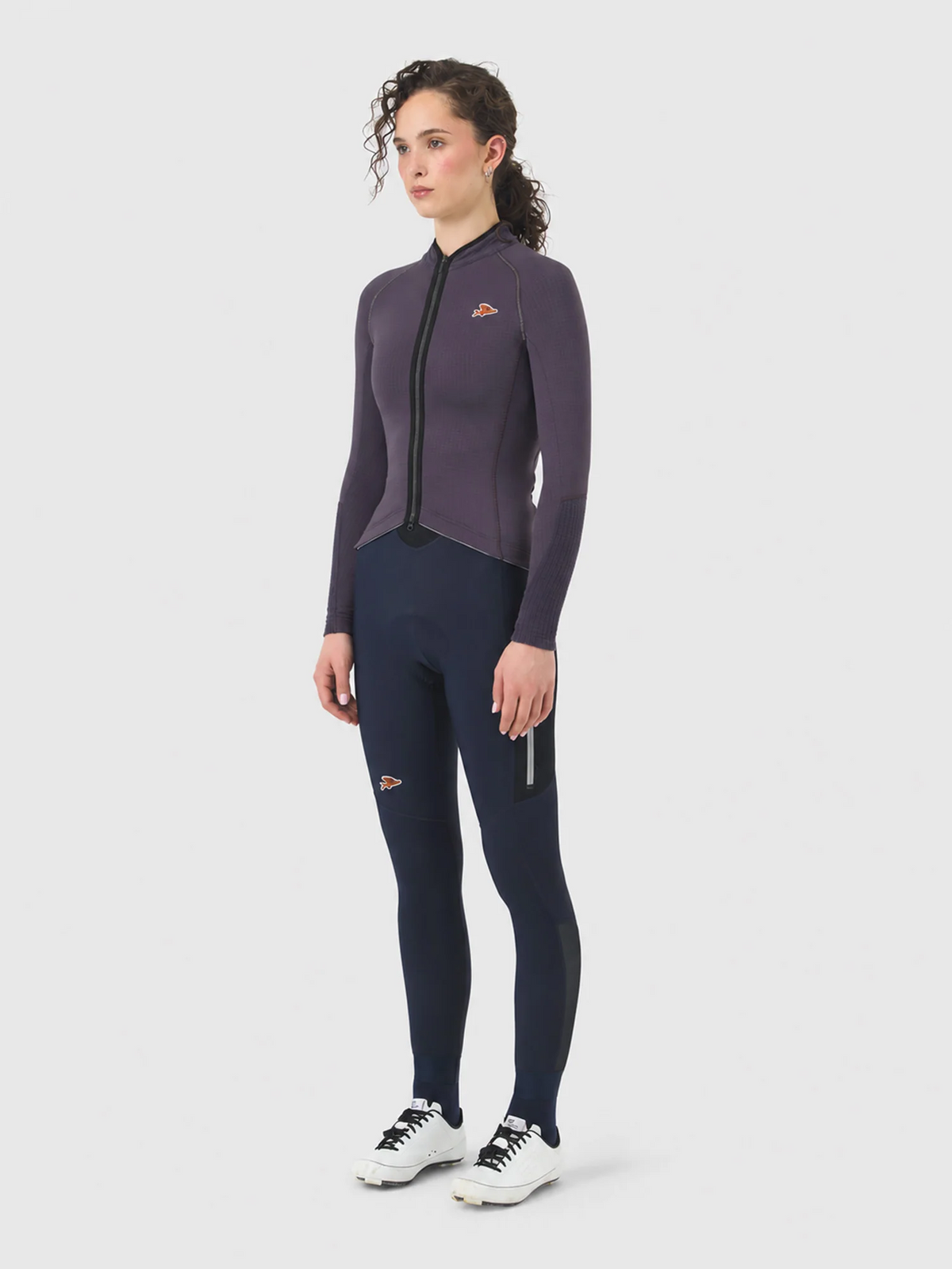 Café du Cycliste 車衣AUDAX Laure LS Jersey Purple Rain 長袖 女款 深紫