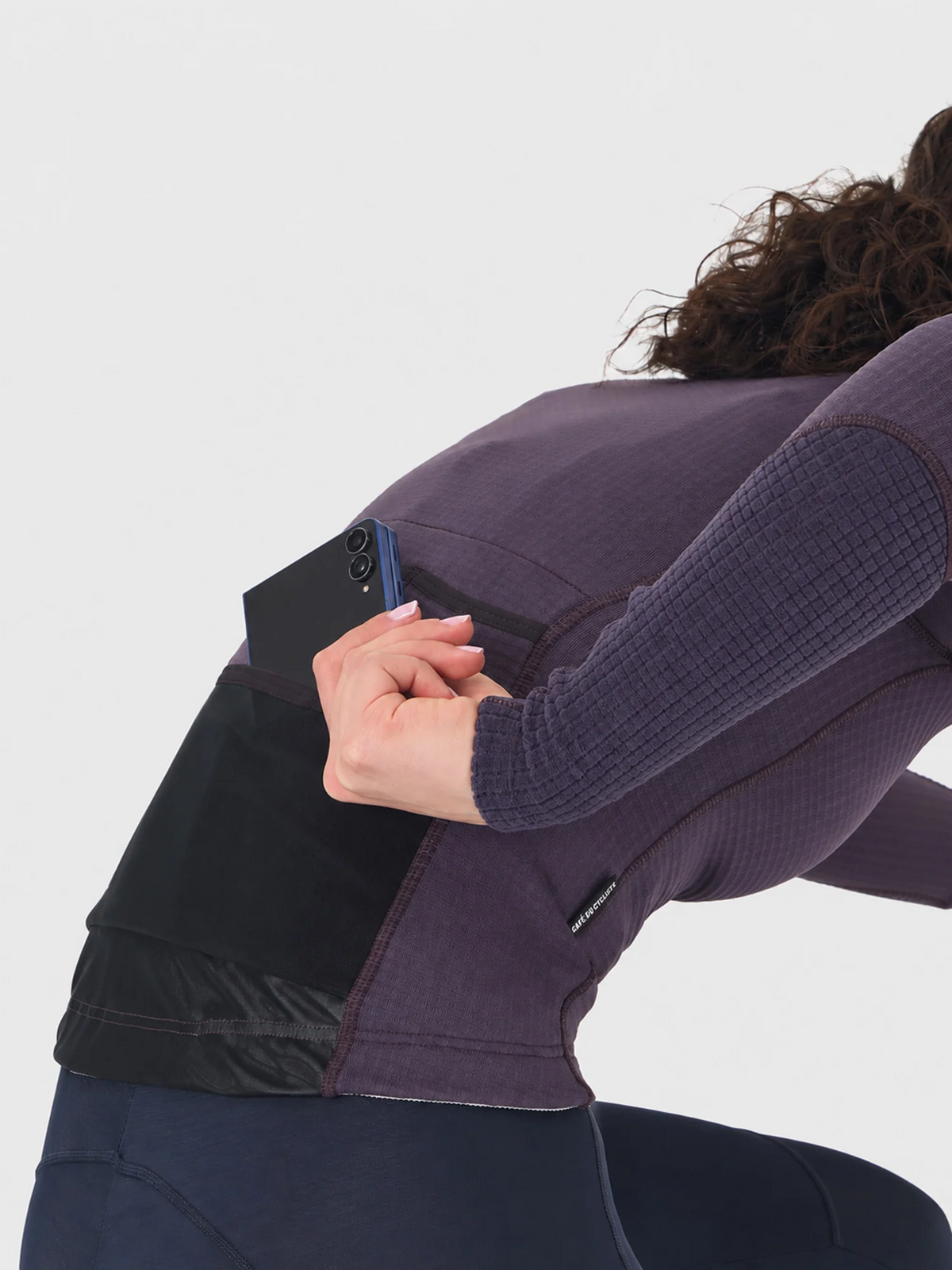 Café du Cycliste 車衣AUDAX Laure LS Jersey Purple Rain 長袖 女款 深紫