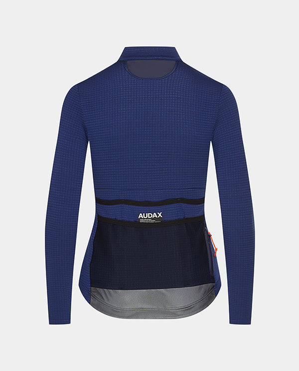 Café du Cycliste 車衣Audax Lorenne LS Jersey Navy 長袖 女款 藍