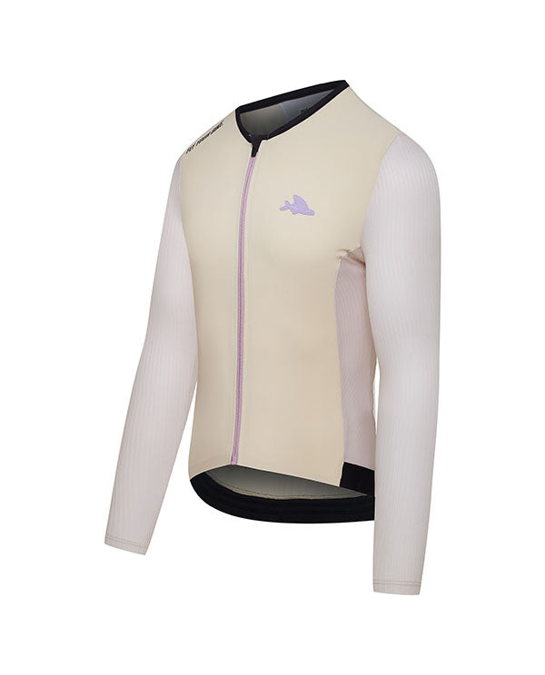 Café du Cycliste 車衣 Roxane LS Jersey Chalk 長袖 男款 石粉白