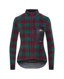 Café du Cycliste 車衣Solange Questsche Green 長袖 女款 紫綠格