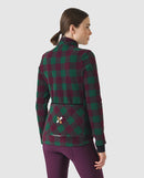 Café du Cycliste 車衣Solange Questsche Green 長袖 女款 紫綠格