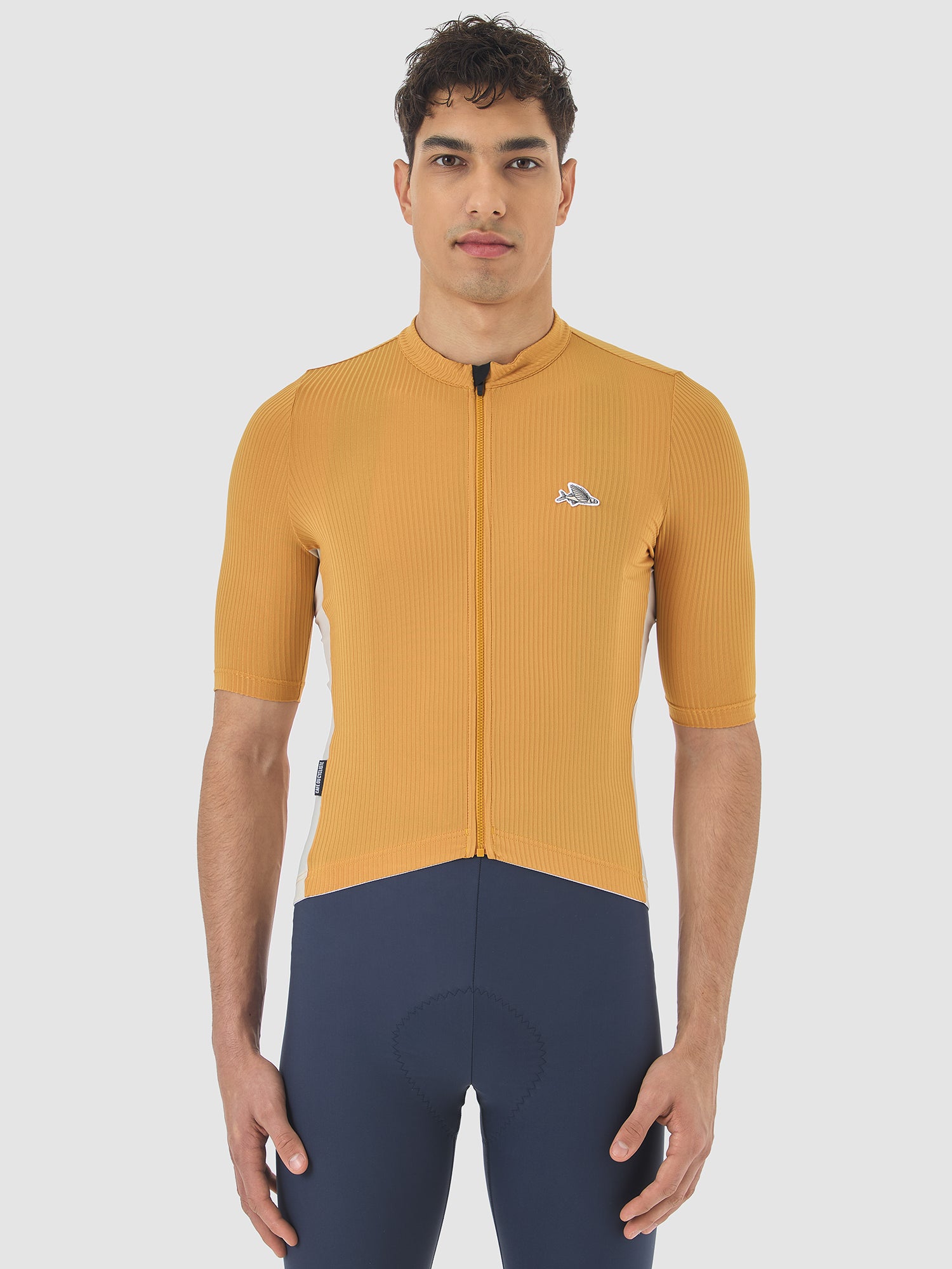 Café du Cycliste 車衣 Romy Midweight Jersey Sunflower 男款 橘黃