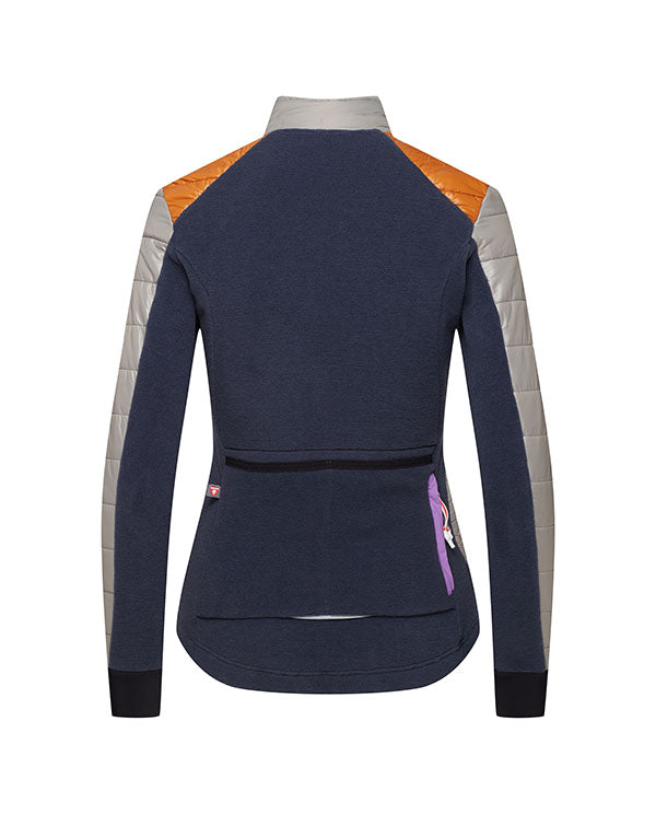 Café du Cycliste 外套Albertine Thermal Jacket Chalk/Aster 女款 粉白