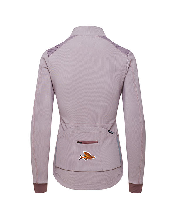 Café du Cycliste 外套Leonie Thermal Jacket Storm 女款灰紫| Cycling