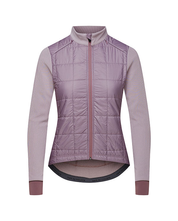 Café du Cycliste 外套Leonie Thermal Jacket Storm 女款灰紫| Cycling