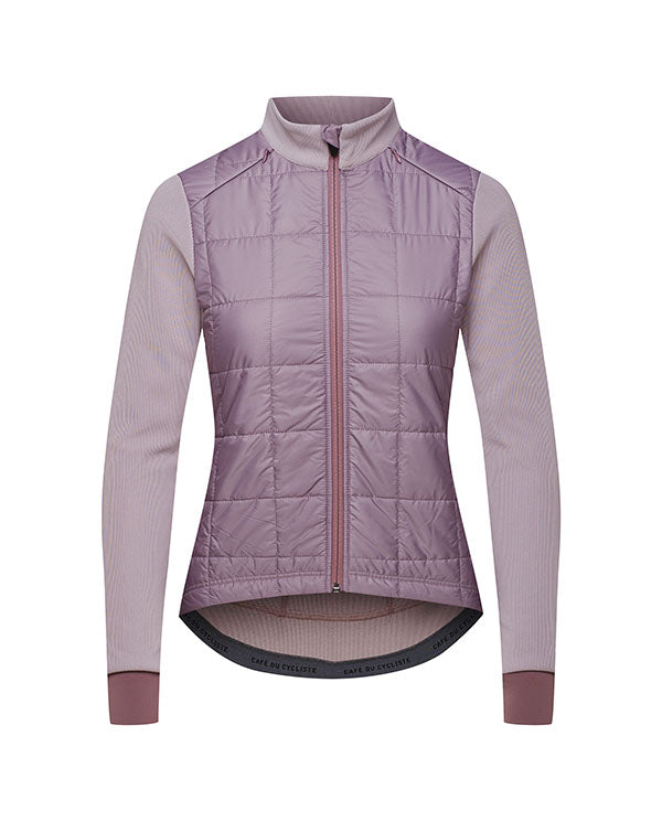 Café du Cycliste 外套Leonie Thermal Jacket Storm 女款 灰紫