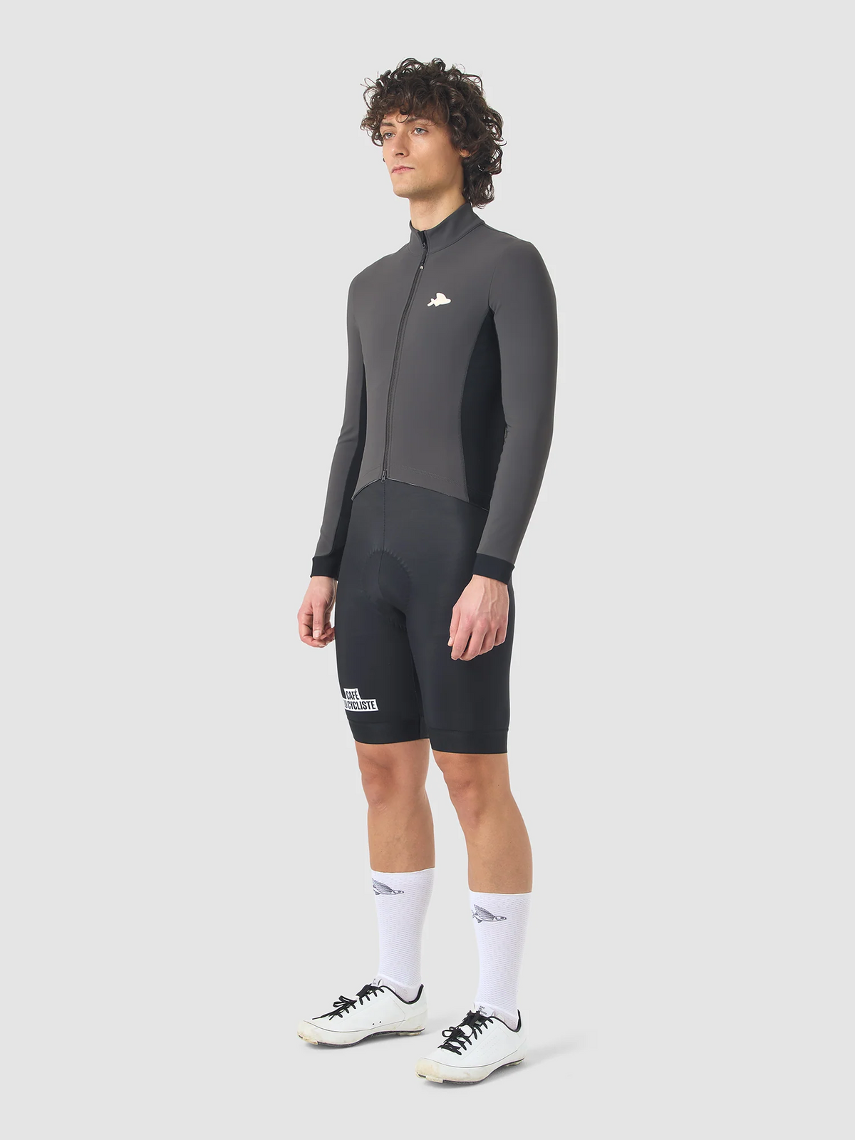 Café du Cycliste 軟殼外套Manon Softshell Jacket Raven 男款 深灰