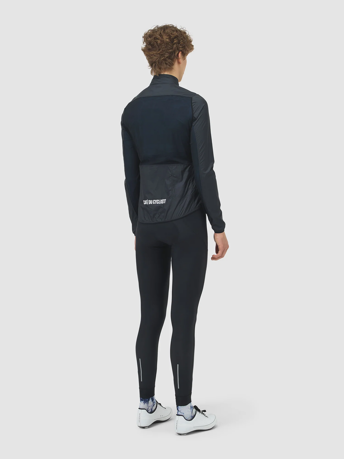 Café du Cycliste 防風外套Lina Windproof Jacket Black 男款 黑