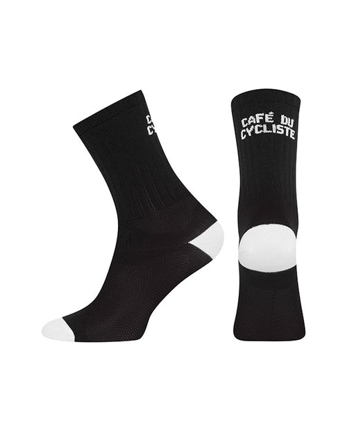 Café du Cycliste 車襪 Cycling Socks Block Colour Black 黑