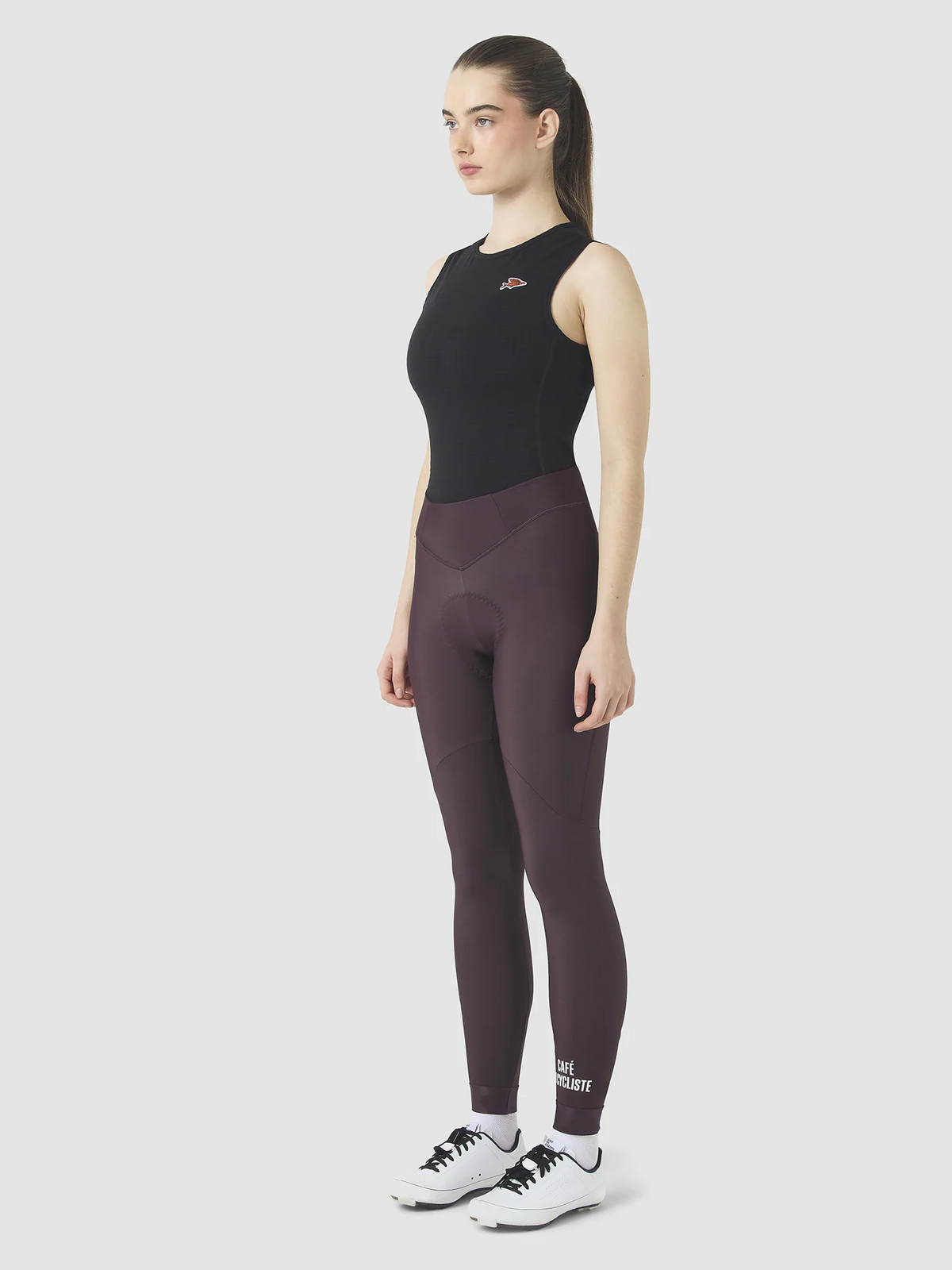 Café du Cycliste 車褲Theresa Red Moss 無吊帶長 女款 暗紅