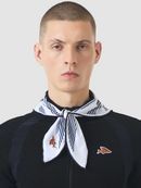 Café du Cycliste 脖圍領巾 Isaure Mariniere 條紋白