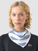 Café du Cycliste 脖圍領巾 Isaure Mariniere 條紋白