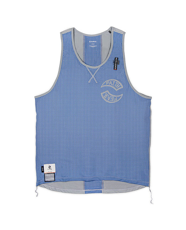 FLIPPOS 跑衣 FLIPPIES SINGLET AERO® (Men)藍灰併接