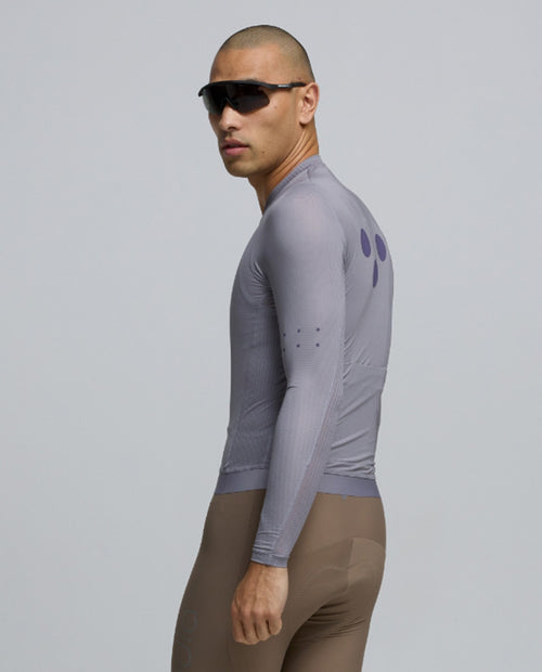 Pedla 薄長袖車衣 BOLD Essentials Air LS Jersey Light Grey 男款 灰