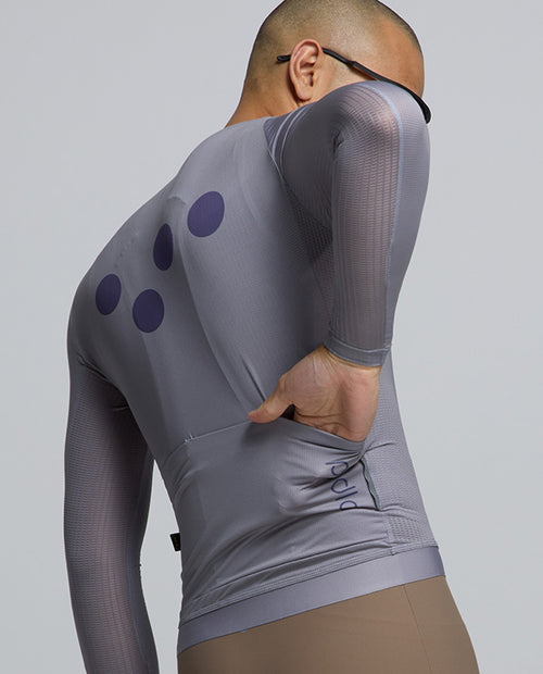 Pedla 薄長袖車衣 BOLD Essentials Air LS Jersey Light Grey 男款 灰