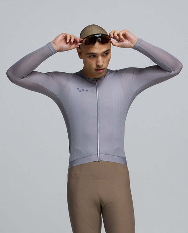 Pedla 薄長袖車衣 BOLD Essentials Air LS Jersey Light Grey 男款 灰